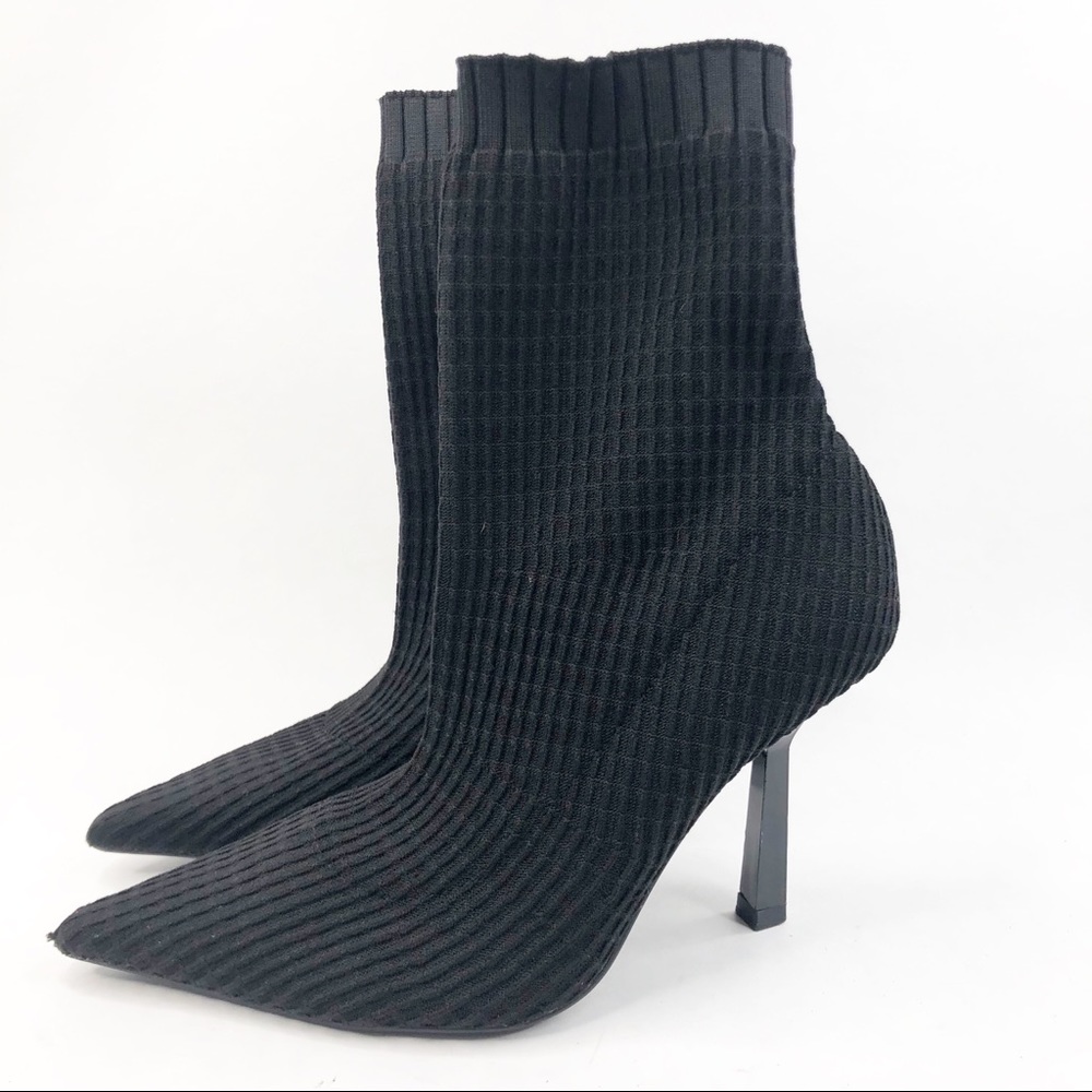 Ribbed Sock Boots
